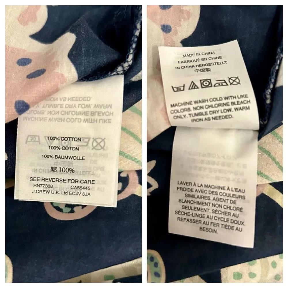J. Crew Sleeveless tank in Liberty Josephine floral. Size XS.